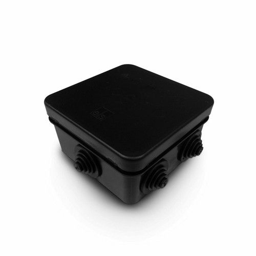 Weatherproof Junction Box Case IP65 Waterproof Black for Outdoor Electric CCTV
