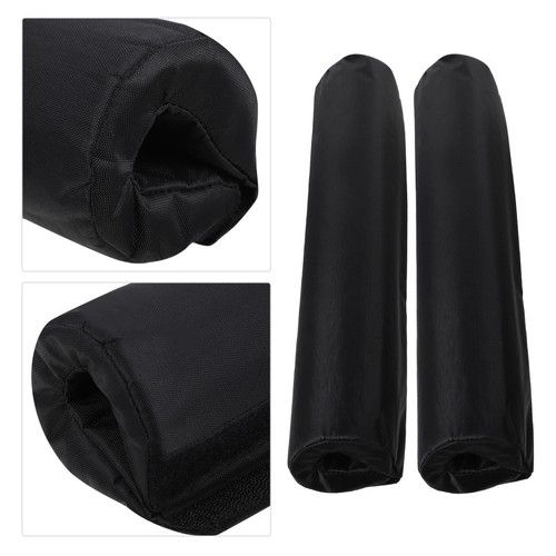 2Pcs Durable Barbell Pad Squat Padding for Shoulder Neck Support Black