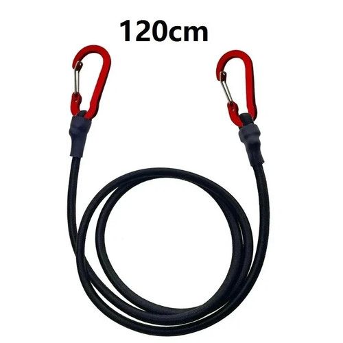 Heavy Duty 8mm Bungee Cord with Carabiner Hooks Elastic Tie Down Camping Kayak