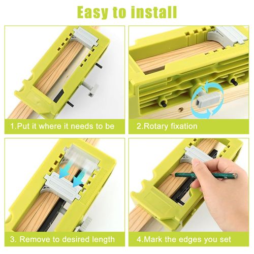 Door Hinge Routing Jig Stable Easy Installation Hinge Router Template Adjustable — image 10