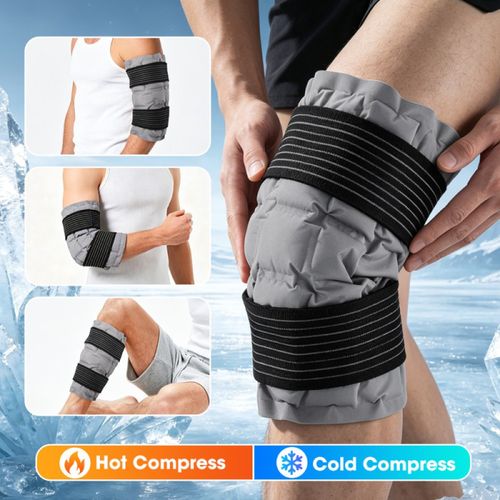 Reusable Knee SAP Ice Pack Hot Cold Compress Pain Relief Wrap Support Pad UK — image 2