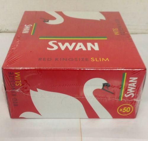 Swan Red King Size Rolling Papers 50 Booklets — image 1