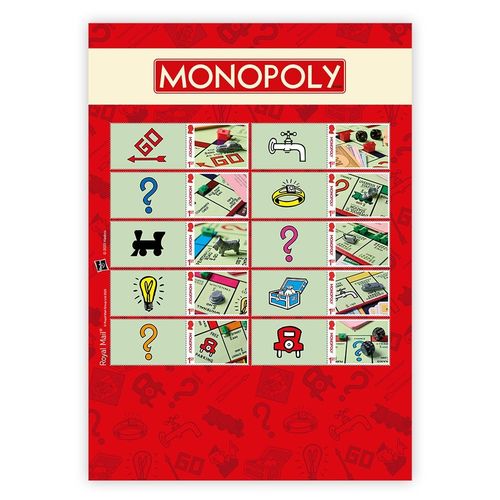 Monopoly Stamps Collectors Sheet from Royal Mail — image 1