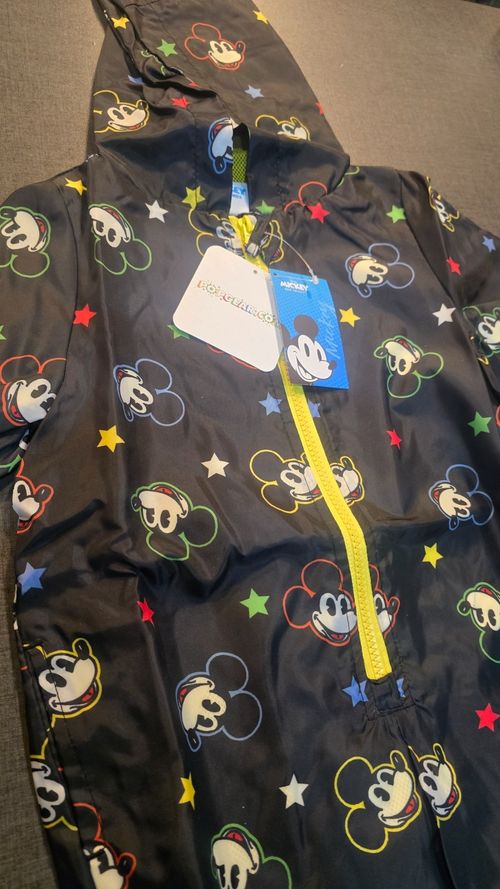 Disney Mickey Mouse AOP Boys rain all in Puddle Suit 6-9-12 Months
