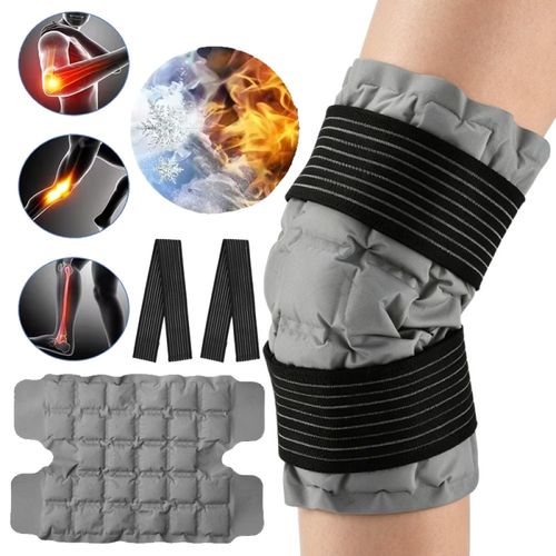 Reusable Knee SAP Ice Pack Hot Cold Compress Pain Relief Wrap Support Pad UK — image 3