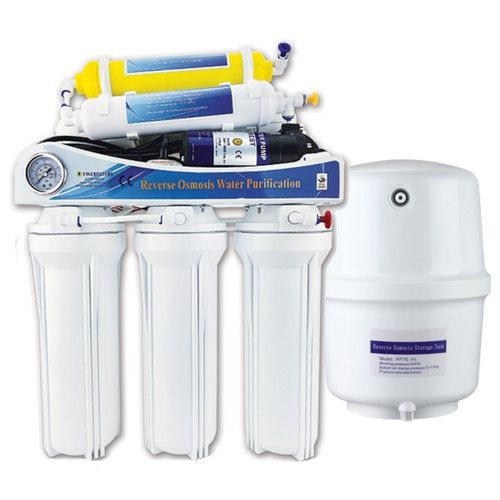 Finerfilters Reverse Osmosis System 50-GPD 6-Stage With Built -In Booster Pump