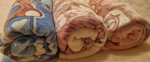 Baby Blanket Boy Girl Fleece 2ply Super Soft Warm Mink Pram Cot (110 x 140cm) — image 3