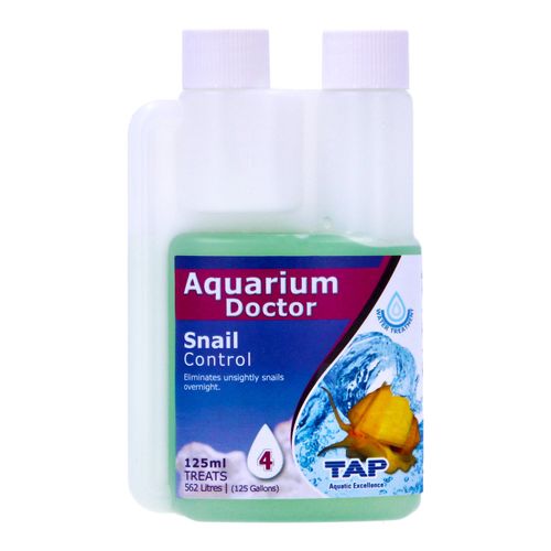 TAP AQUARIUM DOCTOR SNAIL CONTROL 125ml REMOVER TROPICAL COLDWATER FISH TANK — image 1