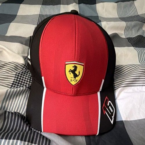 Puma Scuderia Ferrari Formula 1 Cap Hat Red Black White Number 16