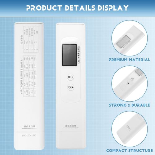 Drinking Water Quality Tester 6In1 TDS Meter Digital Water Tester TOC — image 7
