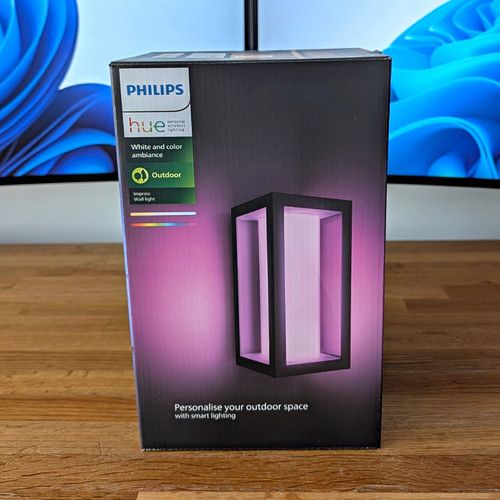 Philips Hue Hue White and Colour Ambiance Impress Outdoor Wall light New Sealed