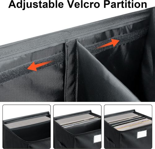 7-Inch Vinyl Record Storage Box,Stackable & Collapsible Records 7Inch — image 3