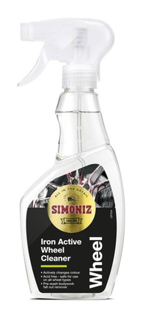 Simoniz Alloy Wheel Cleaner, Iron Fallout Remover Spray, 500ml | Colour-changing