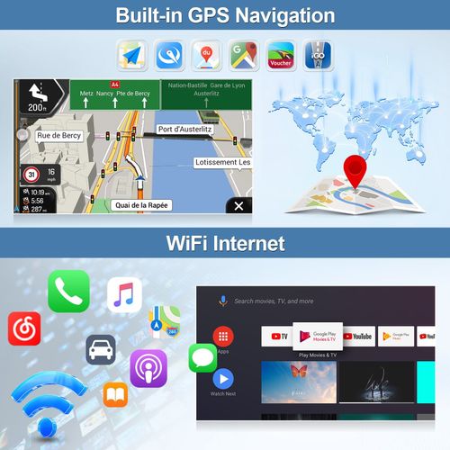 For Iveco Daily 2014-2021 Apple Carplay Android Auto Car Stereo Radio Sat DAB FM — image 16