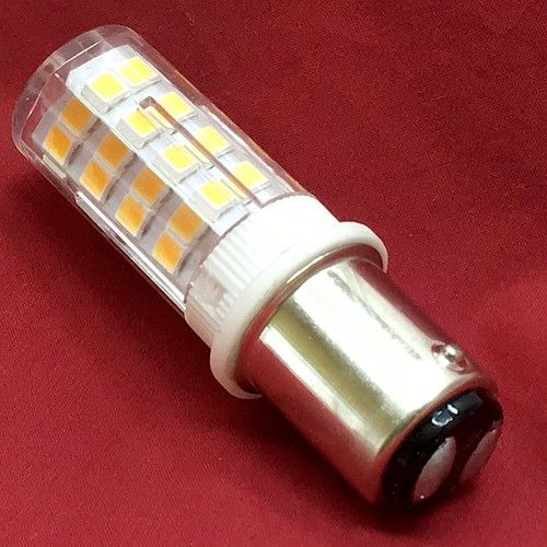 Sewing Machine LED Lamp Push In Light Bulb 5W BA15D for vtg SINGER 201 221 etc