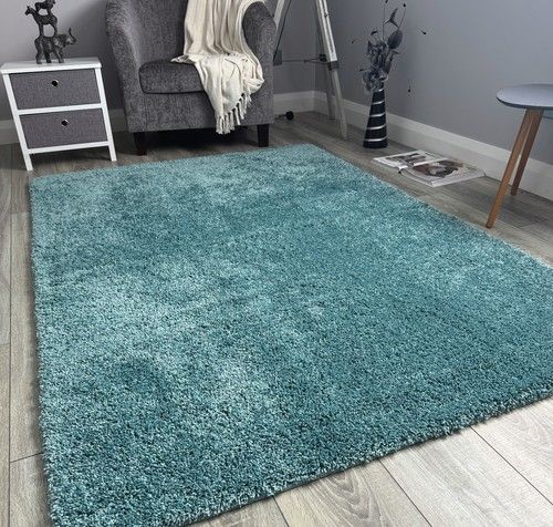 Machine Washable Rugs Small Large Thick Living Room Hallway Anti-Slip Plain Rug