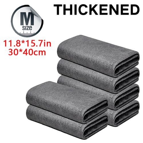 1-10PCS Thickened Magic Cleaning Cloth Streak Free Microfiber Glass Wiping Rags — image 1