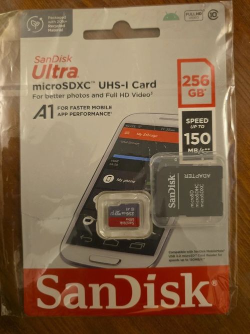 SanDisk Ultra 256GB Class 10 - microSDXC UHS-I Memory Card - SDSQUAC-256G-GN6MA — image 1