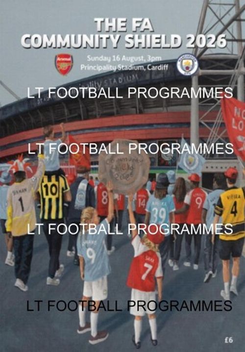 * COMMUNITY / CHARITY SHIELD PROGRAMMES - CHOOSE FROM LIST *