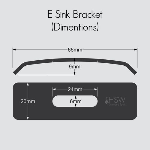 12x E Sink Brackets Epoxy Clips Undermount Stainless Steel Sink Fixing Kit — image 7