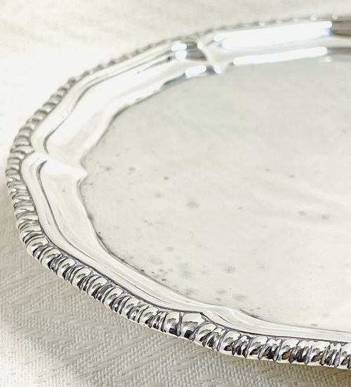 EIGHTEENTH CENTURY SCOTTISH STERLING SILVER TRAY - William Davie, Edinburgh,... — image 5
