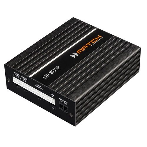 Match UP 8DSP Universal Amp Upgrade 8 Channel Amplifier & 64 Bit 8 Channel DSP
