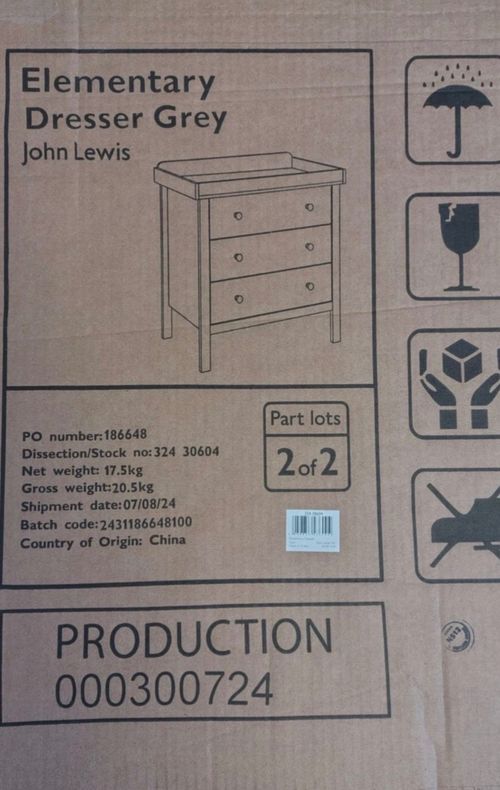 John Lewis Nursery Furniture John Lewis Elementary Drawers / Changing Unit — image 5