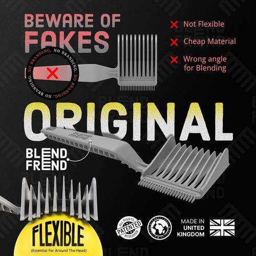 Blend Frend Original Fade Comb – DIY Blending Tool – FOR RIGHT-HANDED USERS –3mm — image 5