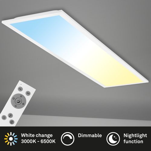 LED Panel Ceiling Light 100cm CCT Dimmable Lamp  24W Remote Control Hallway — image 3