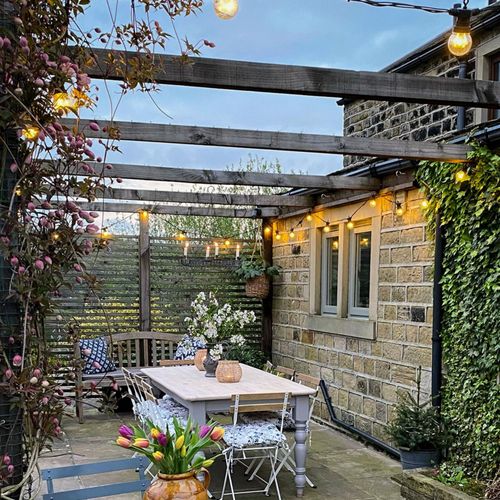 Festoon Outdoor String Lights Garden Party LED Mains Powered IP65 Connectable — image 3