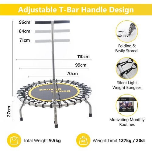 Boogie Bounce Elite Folding Bungee Mini Trampoline — image 3