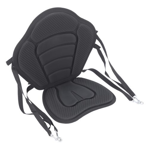 Kayak Seat Adjustable Sit On Top Canoe Back Rest Support Cushion Safety Black — image 9