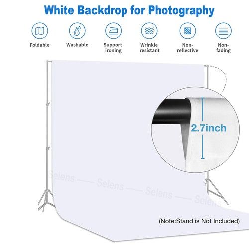 2M 3M 6M Photography Backdrop Photo Background Muslin Cloth Fabric Screen Studio