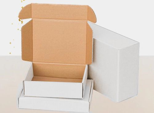 WHITE SHIPPING CARDBOARD BOXES POSTAL MAILING SMALL PARCEL THICK CARDBOARD — image 2