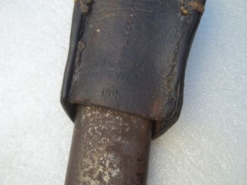 Antique WW1 German Butcher Scabbard — image 14