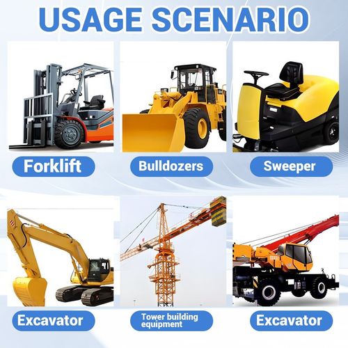 Adjustable Universal Suspension Seat TRACTOR Dumper Forklift Mower Plant Digger~ — image 9