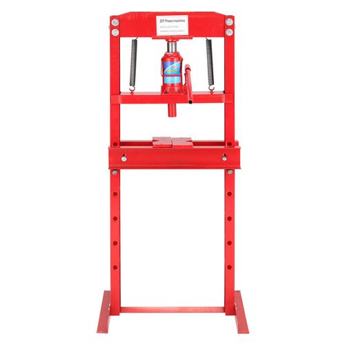 20T Hydraulic Bench Press Heavy Workshop Garage Car Bearing Heavy Duty Tools Red — image 5