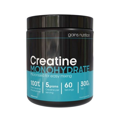 Creatine Monohydrate Powder 100 Servings 500g Tub Increase Muscle Mass 100% Pure