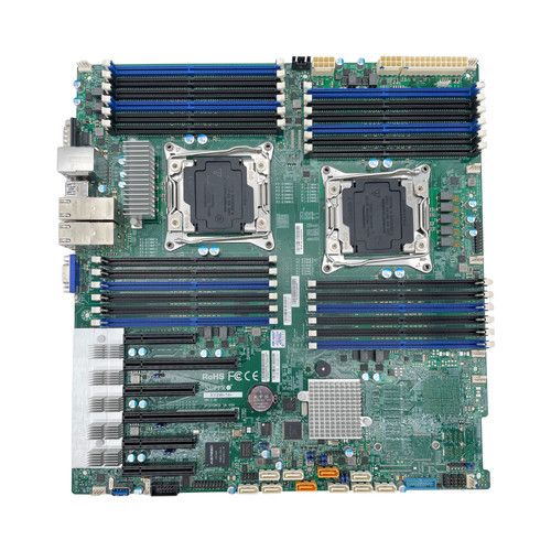 Supermicro X10DRI-T4+ Motherboard E.E ATX Dual Socket DDR4 LGA2011-3 4x 10GbE