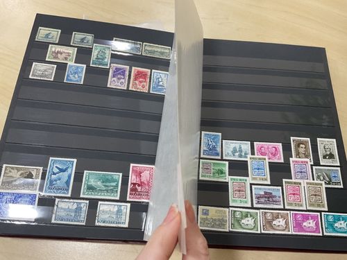 World stamps. Mostly airmails + birds.  Mint/used. Stock book @193 — image 16