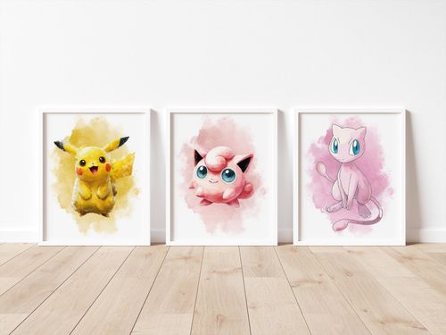 Pokémon Wall Art Prints, Boys Bedroom Posters, Kids Gaming Room Prints, Gaming — image 5