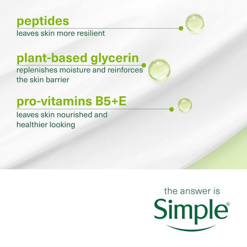 Simple Replenishing Rich Lotion Moisturiser with Pro-Vitamins B5 + E -125ml. — image 3