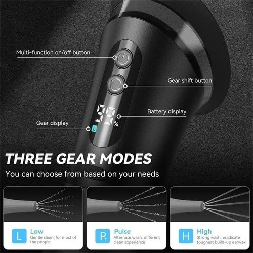 Electric Ear Wax Removal System Water Irrigation Cleaner 3 Pressure Settings — image 2