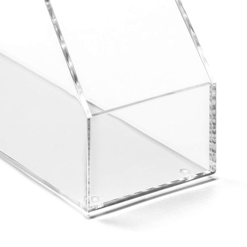 OSCO Clear Acrylic Magazine Rack | 6 Pack | Folder Storage | File Organiser | De — image 3