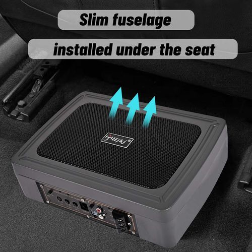 8"1200W Active Underseat Car Bass Box Audio Subwoofer Sub Speaker Amplifier HJKJ — image 5