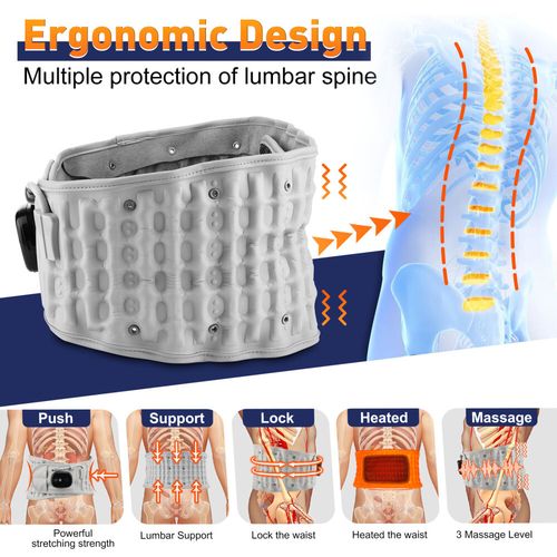 Back Decompression Belt Lumbar Support for Back Pain Relief Lower Back Traction — image 5