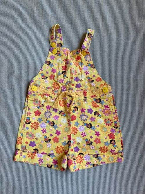 2007 Nick Jr Dora The Explorer Vintage Girls Overall Size 4T