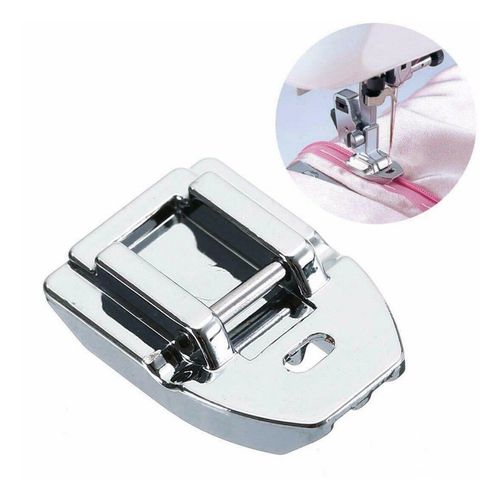 Concealed Invisible Zipper Zip Foot Sewing Machine Presser Snap On — image 1
