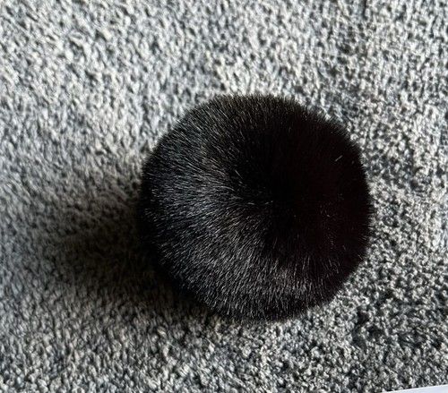 5Pcs 6-10cm Faux Fur Rabbit Fur Pom Poms Ball for Knitted Hat Beanies Cap DIY