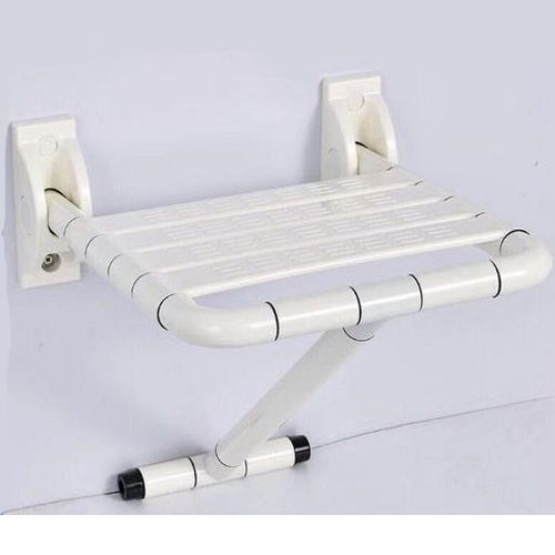 Wall Mounted Folding Shower Seat Fold Down Bath Bench Non-Slip Bathroom Safety — image 7